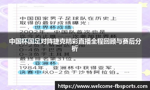 中国杯国足对阵捷克精彩直播全程回顾与赛后分析